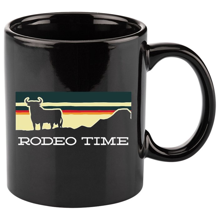 Rodeo Time Cowboy Wild West Cow Horseman Ranch Lasso Boots 11oz C Handle Ceramic Mug