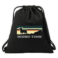 Rodeo Time Cowboy Wild West Cow Horseman Ranch Lasso Boots Drawstring Bag