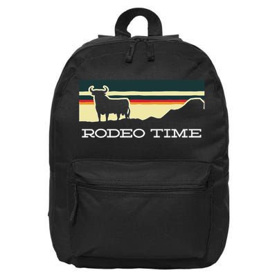 Rodeo Time Cowboy Wild West Cow Horseman Ranch Lasso Boots 16 in Basic Backpack