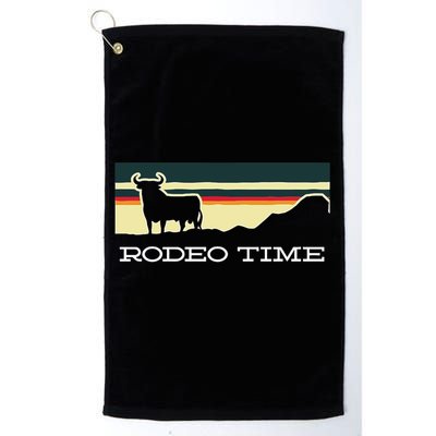Rodeo Time Cowboy Wild West Cow Horseman Ranch Lasso Boots Golf Towel
