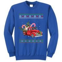 Red Truck Christmas Tree Ugly Matching Family Pajama Funny Gift Sweatshirt