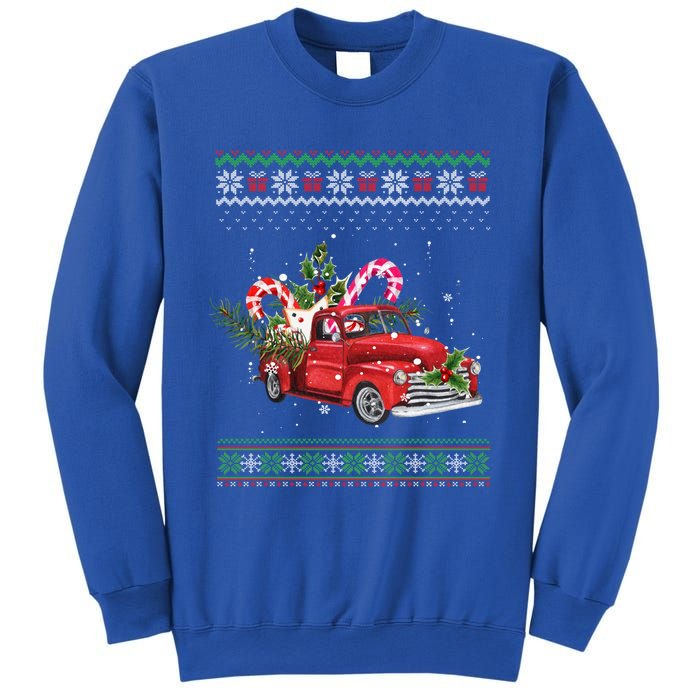 Red Truck Christmas Tree Ugly Matching Family Pajama Funny Gift Sweatshirt