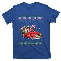 Red Truck Christmas Tree Ugly Matching Family Pajama Funny Gift T-Shirt