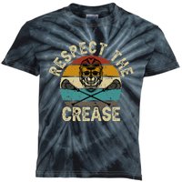 Respect The Crease Lacrosse Goalie Woman Men Kids Tie-Dye T-Shirt