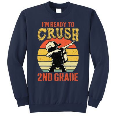 Ready To Crush Second Grade Back To School Dabbing Boy Sweatshirt