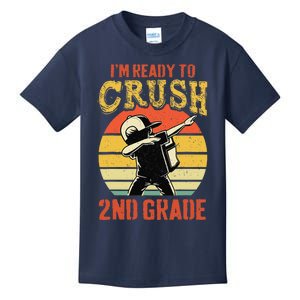 Ready To Crush Second Grade Back To School Dabbing Boy Kids T-Shirt