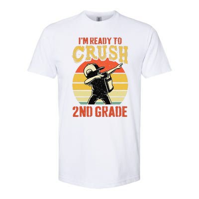 Ready To Crush Second Grade Back To School Dabbing Boy Softstyle CVC T-Shirt