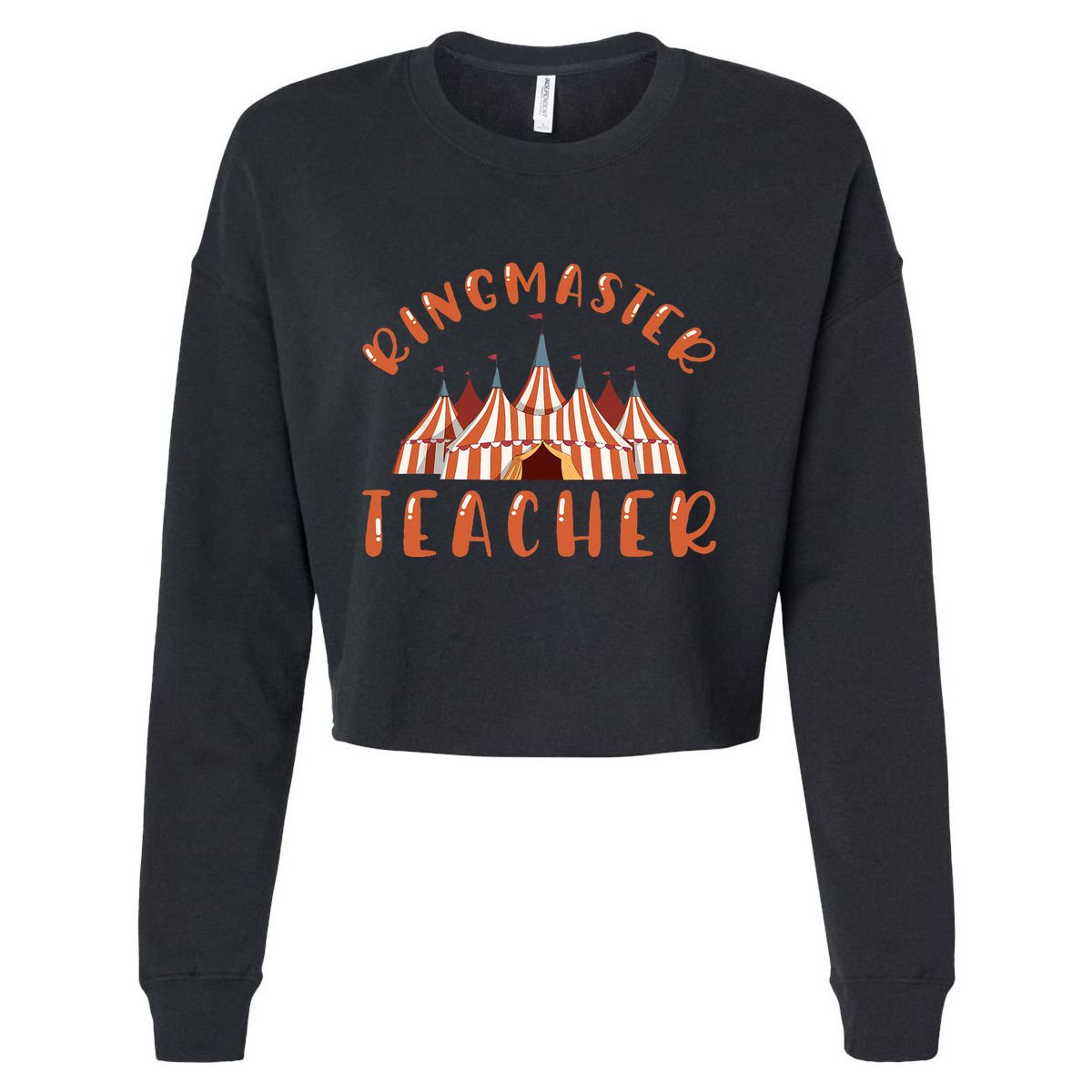 Ringmaster Teacher Carnival Costume Circus Cropped Pullover Crew
