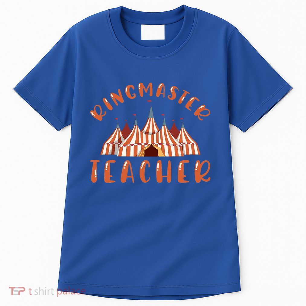 Ringmaster Teacher Carnival Costume Circus Tall T-Shirt