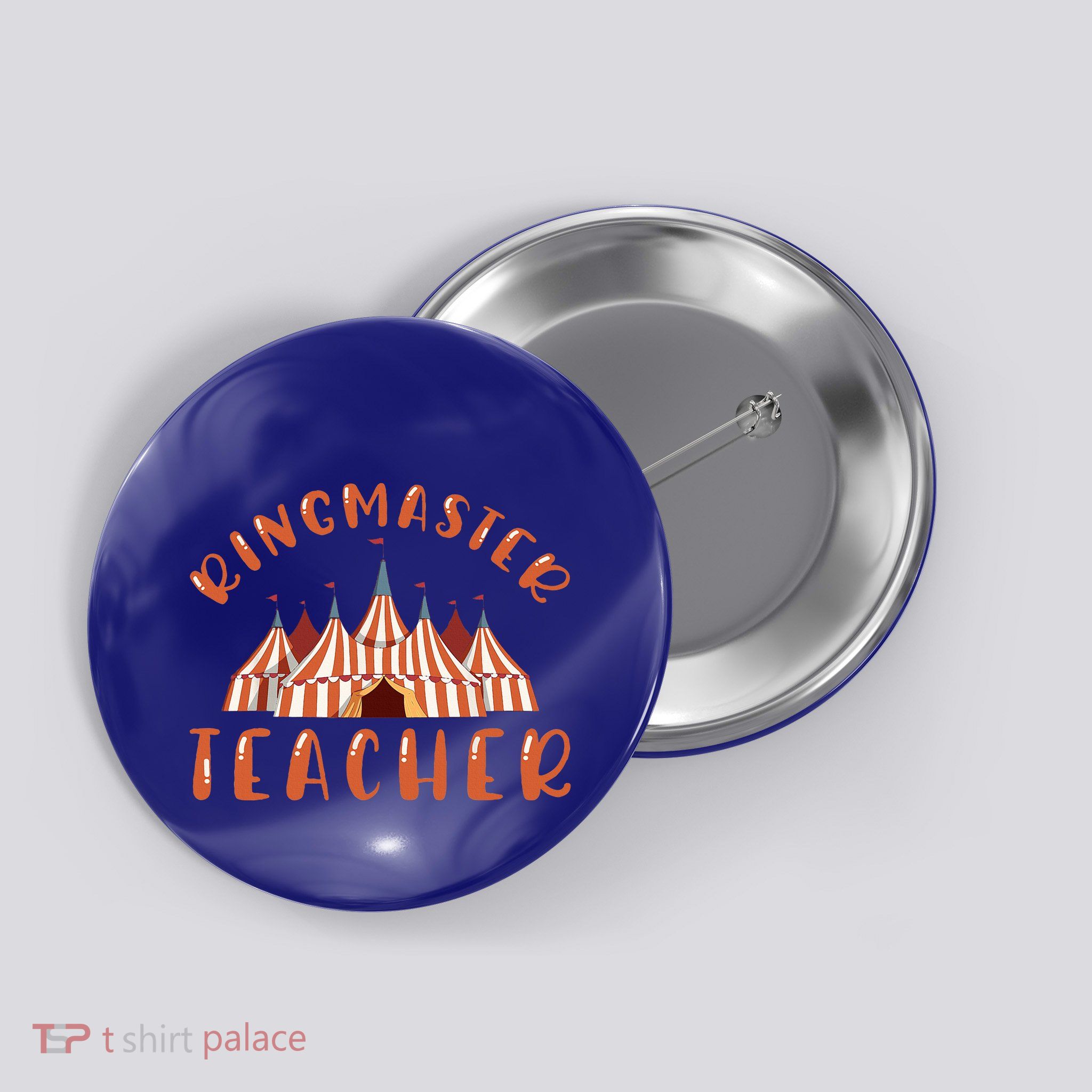Ringmaster Teacher Carnival Costume Circus Button
