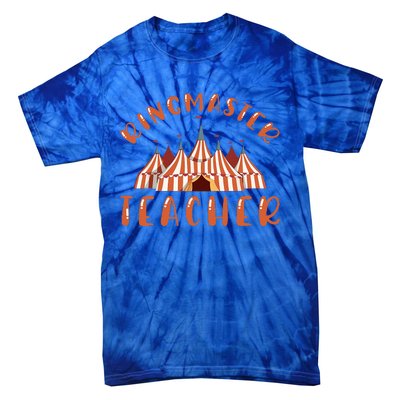 Ringmaster Teacher Carnival Costume Circus Tie-Dye T-Shirt