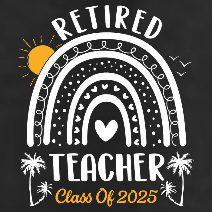 Retired Teacher Class Of 2025 Rainbow Teachers Retirement 15oz Campfire Ceramic Mug