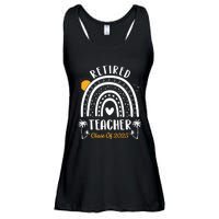 Retired Teacher Class Of 2025 Rainbow Teachers Retirement Ladies Essential Flowy Tank