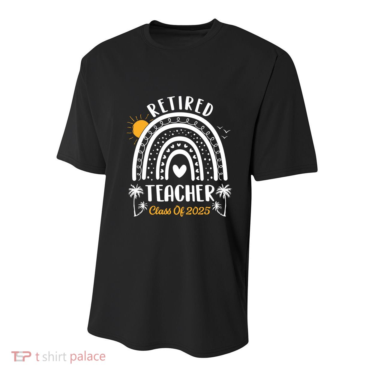 Retired Teacher Class Of 2025 Rainbow Teachers Retirement Youth Performance Sprint T-Shirt
