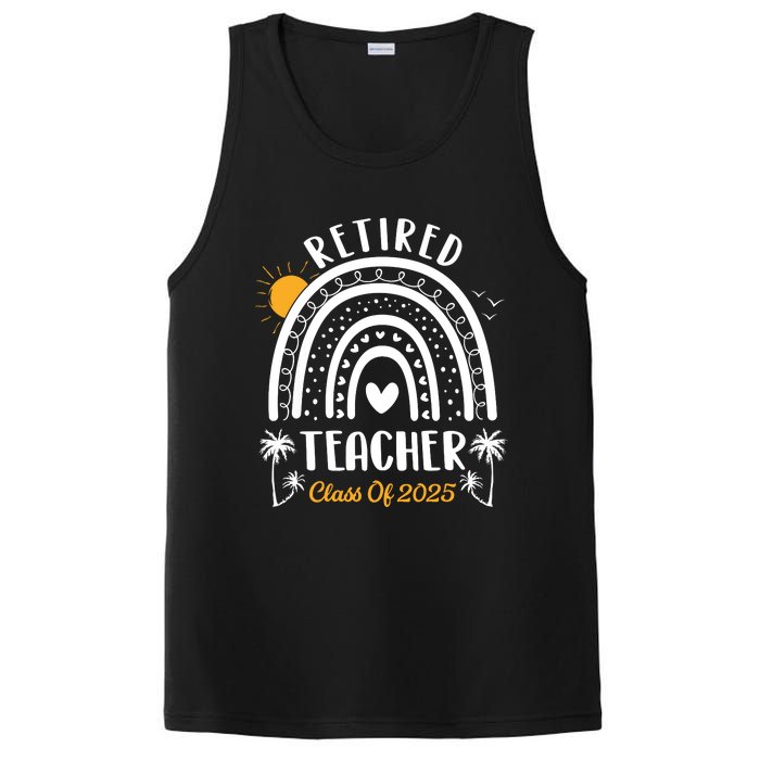 Retired Teacher Class Of 2025 Rainbow Teachers Retirement PosiCharge Competitor Tank