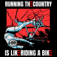 Running The Country Is Like Riding A Bike Merry 4th Of July Biden Falling Impact Tech Backpack