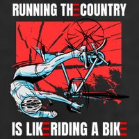 Running The Country Is Like Riding A Bike Merry 4th Of July Biden Falling Trucker Hat
