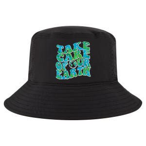 Retro Take Care Of Our Earth Celebrate Earth Day Cool Comfort Performance Bucket Hat