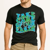 Retro Take Care Of Our Earth Celebrate Earth Day Performance Shirt