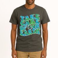 Retro Take Care Of Our Earth Celebrate Earth Day Tall T-Shirt