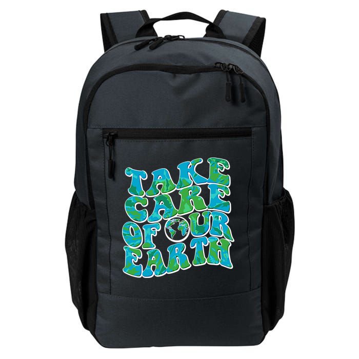 Retro Take Care Of Our Earth Celebrate Earth Day Backpack