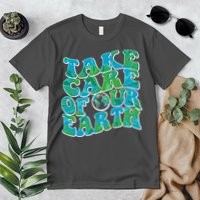 Retro Take Care Of Our Earth Celebrate Earth Day Premium T-Shirt