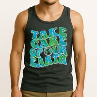Retro Take Care Of Our Earth Celebrate Earth Day Tank Top