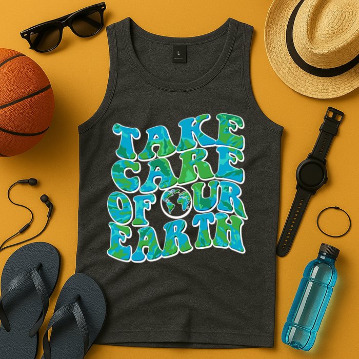 Retro Take Care Of Our Earth Celebrate Earth Day Tank Top