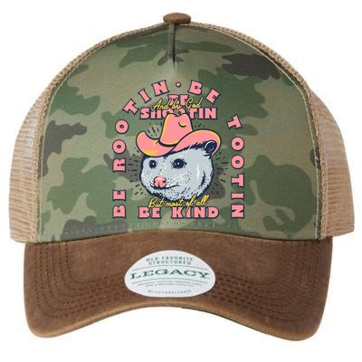 Rootin Tootin Cowboy Advice | Poss Possum Opossum Legacy Tie Dye Trucker Hat