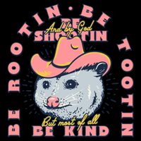 Rootin Tootin Cowboy Advice | Poss Possum Opossum Flexfit Unipanel Trucker Cap