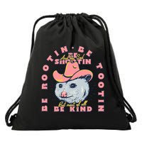 Rootin Tootin Cowboy Advice | Poss Possum Opossum Drawstring Bag