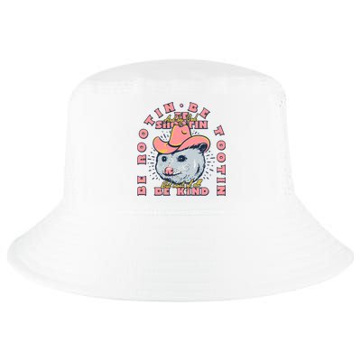 Rootin Tootin Cowboy Advice | Poss Possum Opossum Cool Comfort Performance Bucket Hat