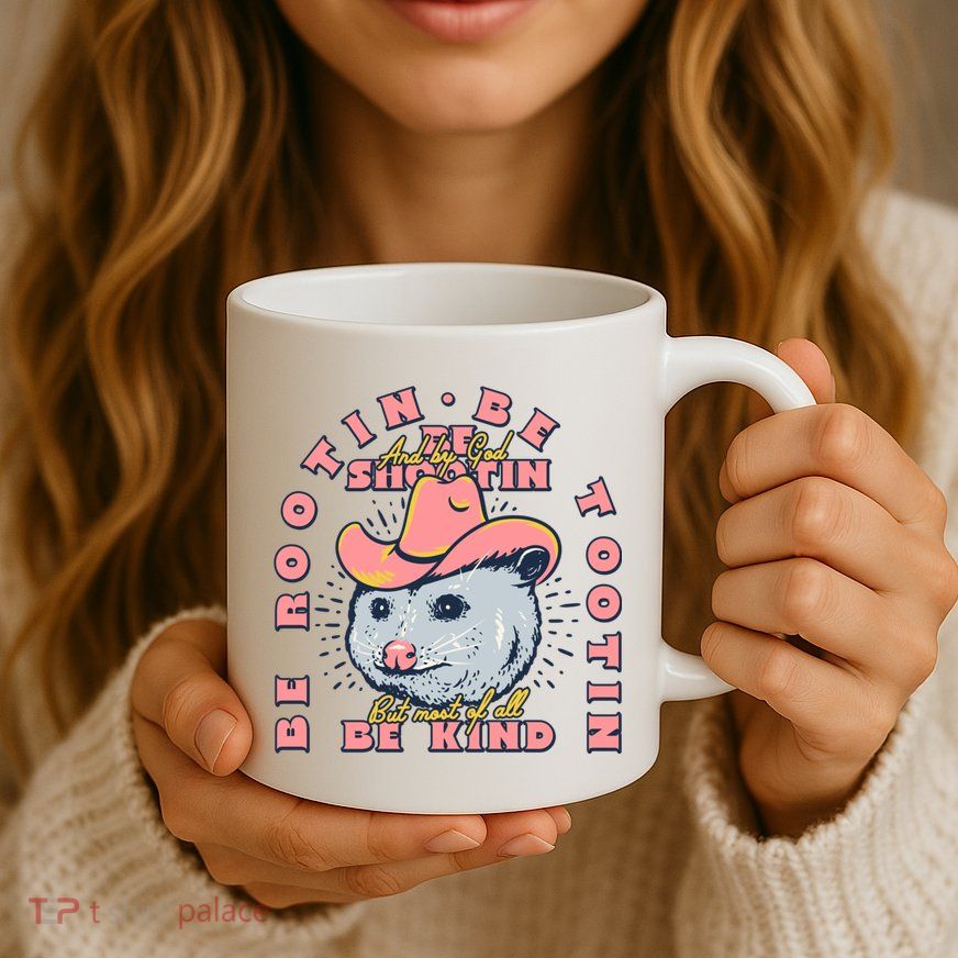 Rootin Tootin Cowboy Advice | Poss Possum Opossum Mug