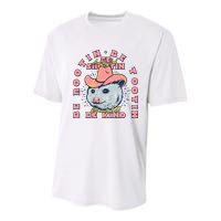 Rootin Tootin Cowboy Advice | Poss Possum Opossum Youth Performance Sprint T-Shirt