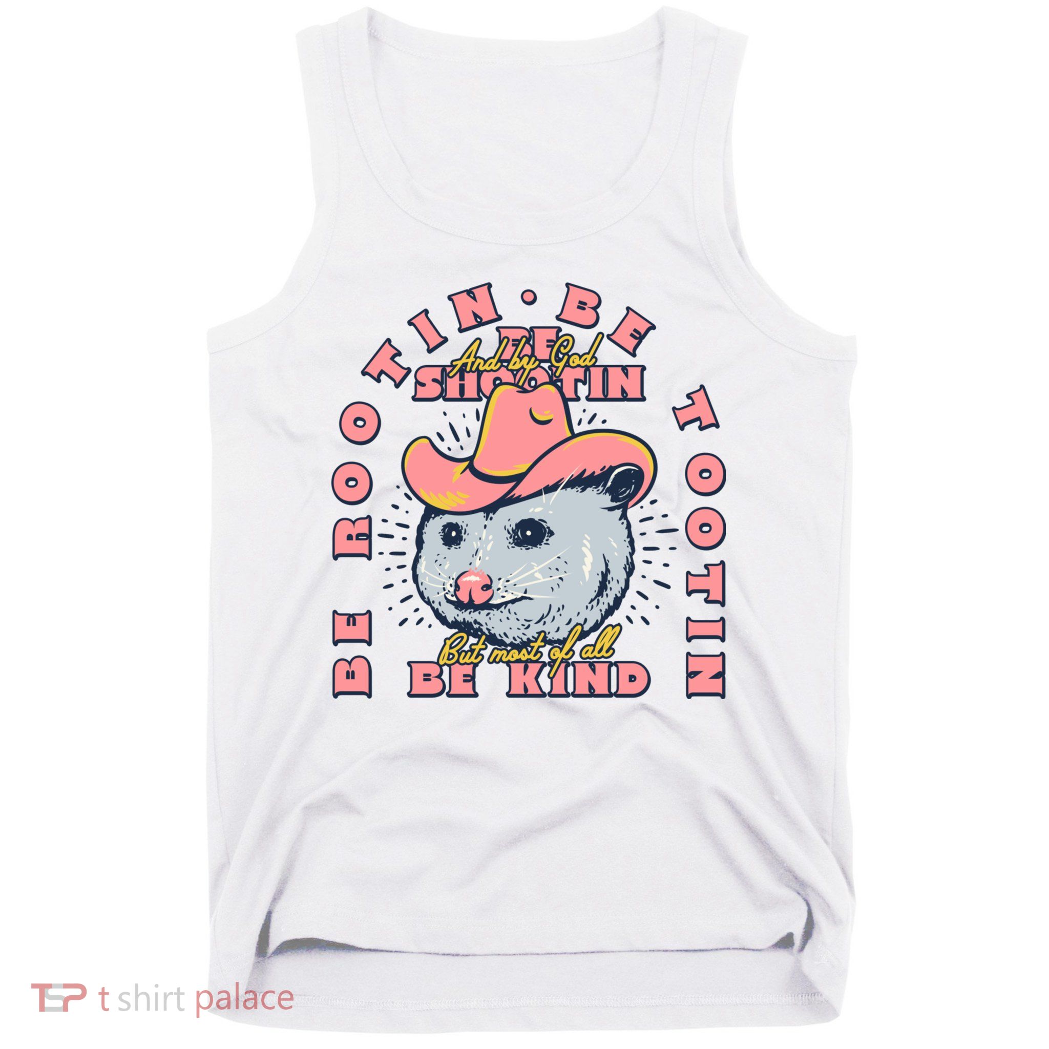 Rootin Tootin Cowboy Advice | Poss Possum Opossum Tank Top