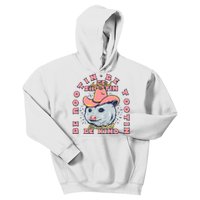 Rootin Tootin Cowboy Advice | Poss Possum Opossum Kids Hoodie