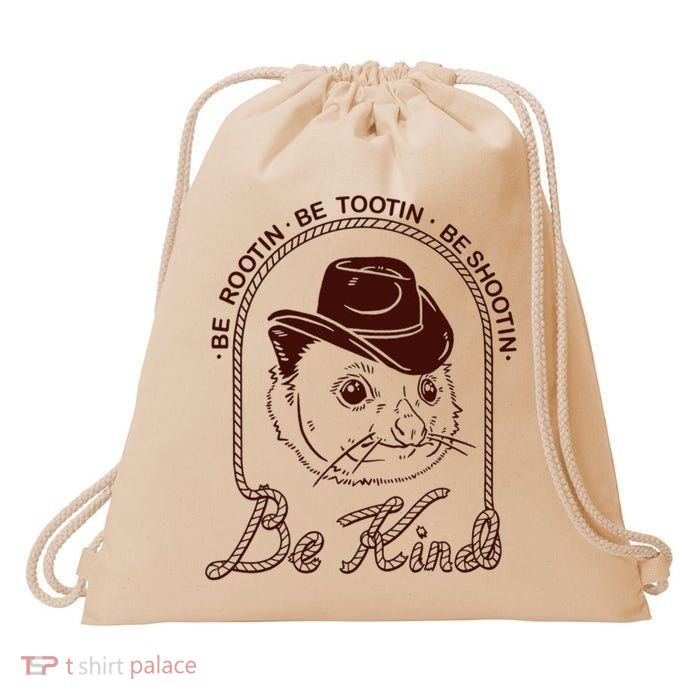 Rootin Tootin Cowboy Advice | Poss Possum Opossum Drawstring Bag