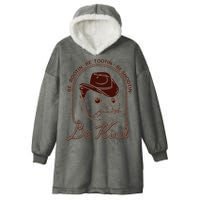 Rootin Tootin Cowboy Advice | Poss Possum Opossum Hooded Wearable Blanket