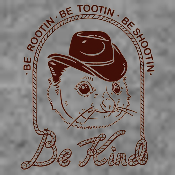Rootin Tootin Cowboy Advice | Poss Possum Opossum Toddler Hoodie