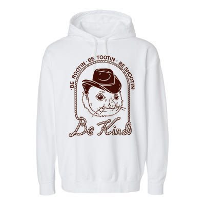 Rootin Tootin Cowboy Advice | Poss Possum Opossum Garment-Dyed Fleece Hoodie