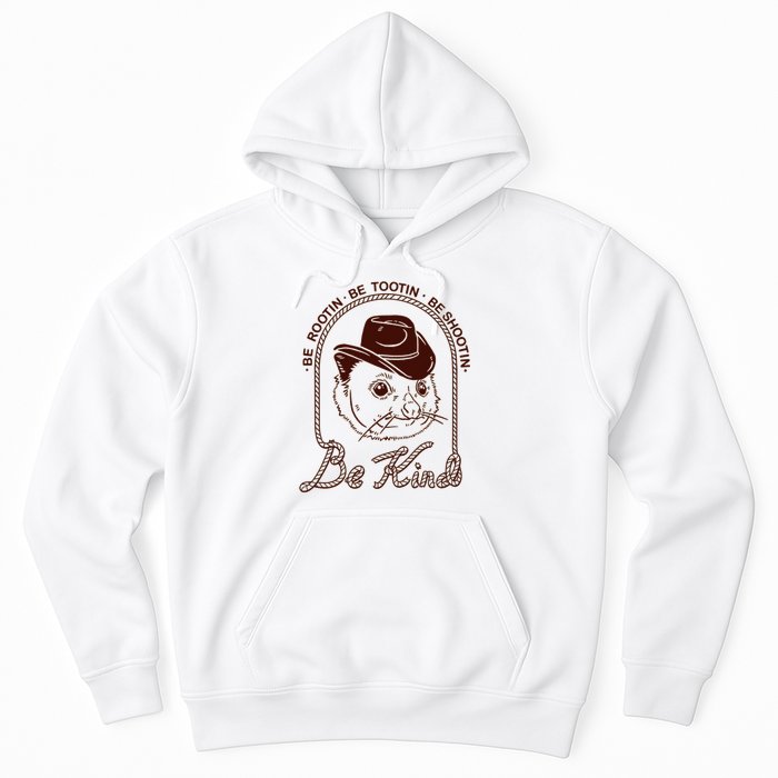 Rootin Tootin Cowboy Advice | Poss Possum Opossum Hoodie