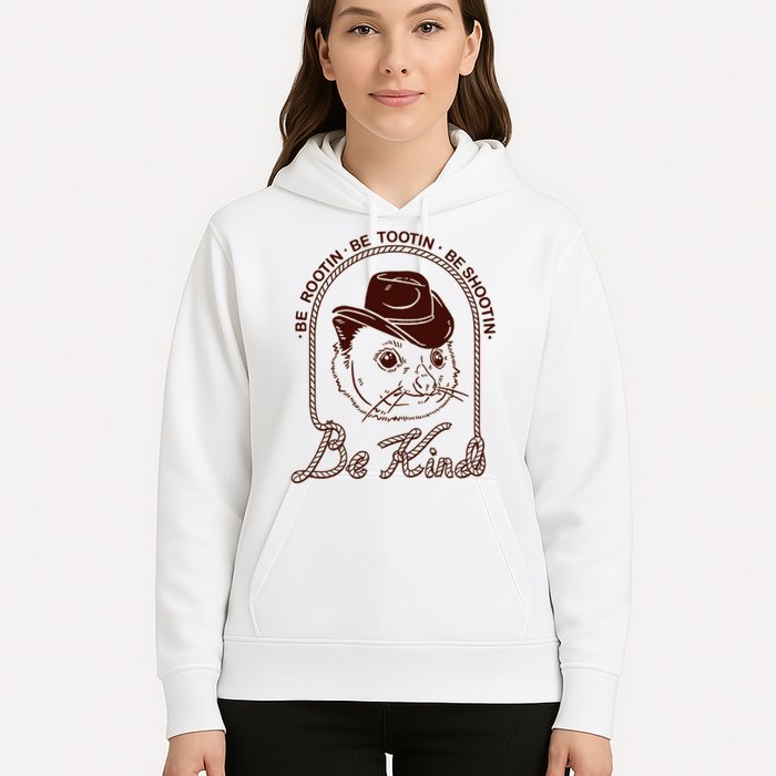 Rootin Tootin Cowboy Advice | Poss Possum Opossum Hoodie