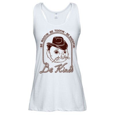 Rootin Tootin Cowboy Advice | Poss Possum Opossum Ladies Essential Flowy Tank