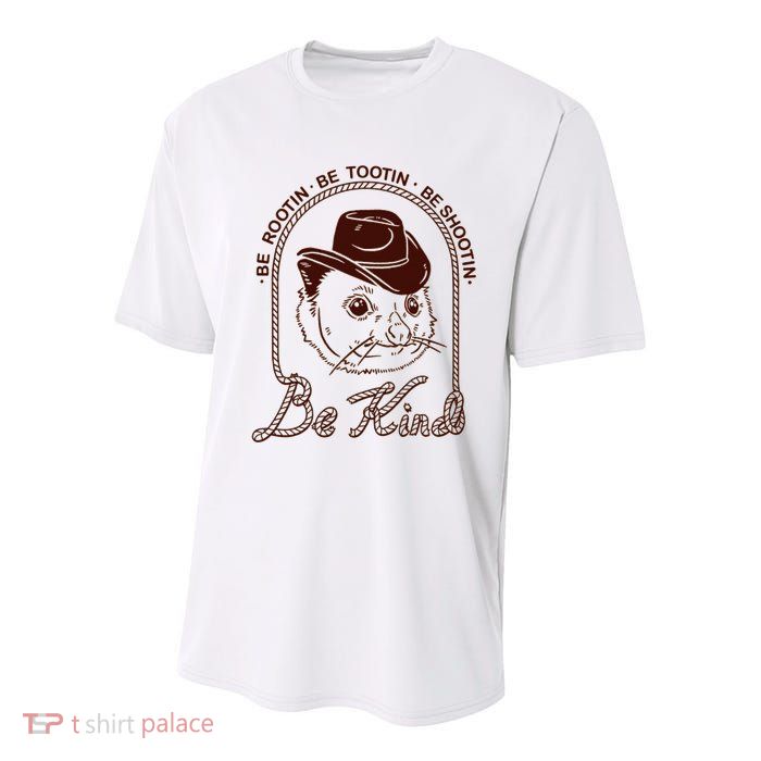 Rootin Tootin Cowboy Advice | Poss Possum Opossum Youth Performance Sprint T-Shirt
