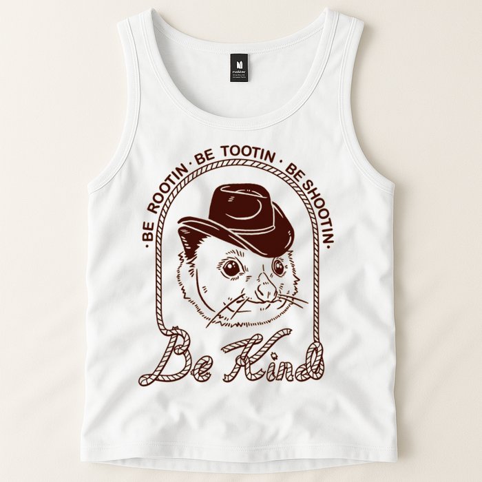 Rootin Tootin Cowboy Advice | Poss Possum Opossum Tank Top
