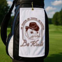 Rootin Tootin Cowboy Advice | Poss Possum Opossum Golf Towel