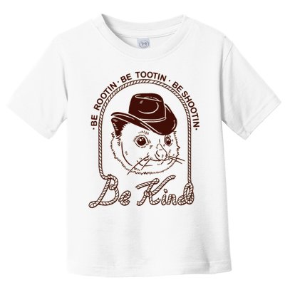 Rootin Tootin Cowboy Advice | Poss Possum Opossum Toddler T-Shirt