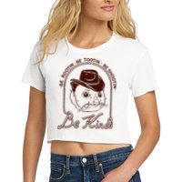 Rootin Tootin Cowboy Advice | Poss Possum Opossum Crop Top