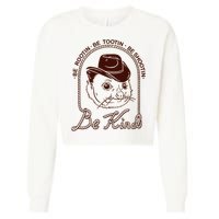 Rootin Tootin Cowboy Advice | Poss Possum Opossum Cropped Pullover Crew