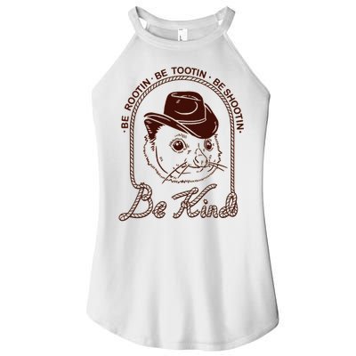 Rootin Tootin Cowboy Advice | Poss Possum Opossum Women's Perfect Tri Rocker Tank